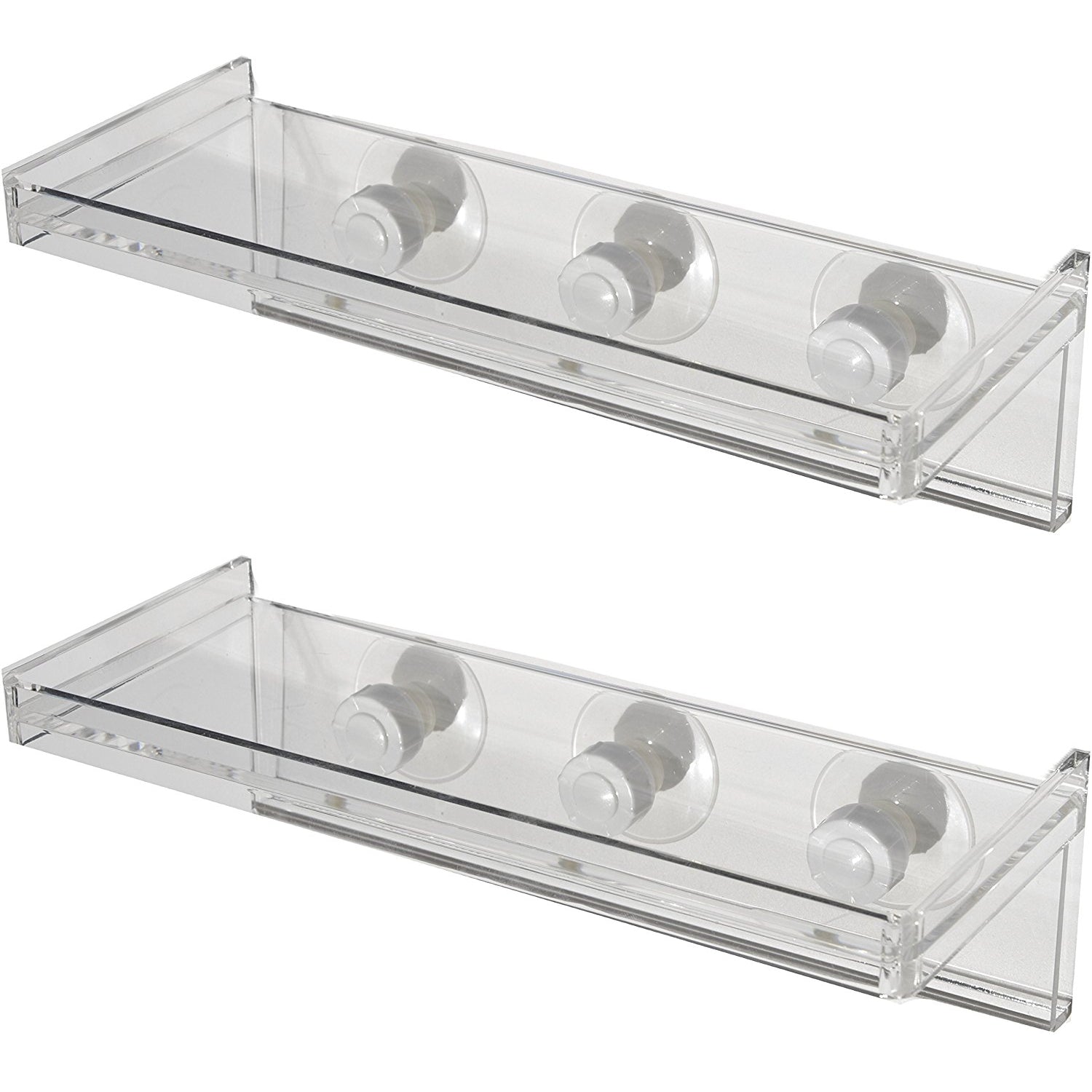 Window Shelves Clear Various Sizes Clear Window Shelf Custom Window  Attaching Suction Cup Works Great and Well Tested Product 